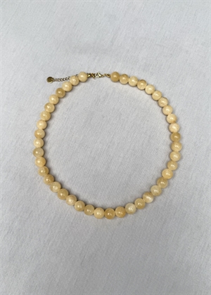 Topaz jade halskæde Lysegul By ANTHON
